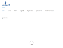 Tablet Screenshot of handball-weinsberg.de